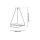 Lustra LED Lucero, 48 W, metal/plastic, auriu Lustra LED Lucero, 48 W, metal/plastic, auriu