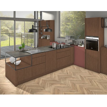 Pal melaminat Egger, stejar Tonsberg maro H309 ST12, 2800 x 2070 x 18 mm