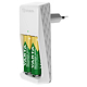 Incarcator acumulatori Varta 57656, 2100 mAh, cu 2 acumulatori Ni-Mh, R3 R6