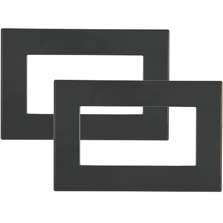 Rama pentru priza Gewiss GW35909AD , 2 module, gri inchis Rama pentru priza Gewiss GW35909AD , 2 module, gri inchis