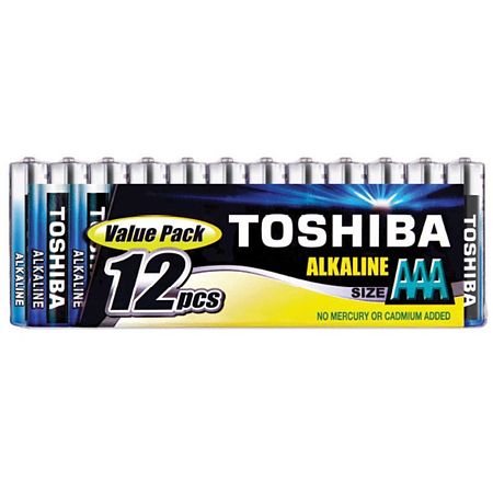 Baterii Toshiba High Power, alcaline, AAA/R3, blister 12 bucati