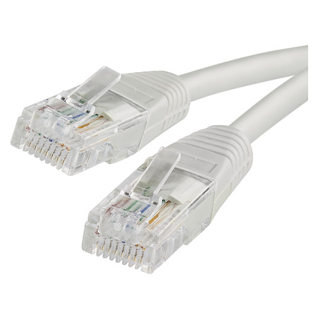 Cablu retea UTP cat 5e Emos, 1 m, gri, mufat 2 x RJ45