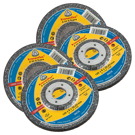 Disc polizare pentru inox, Klingspor 2922, 125 x 22.23 x 6 mm 