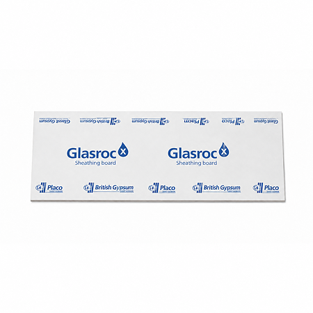 Placa gips carton rezistenta la umezeala Rigips Glasroc X, grosime 12.5 mm, 1200 x 2000 mm