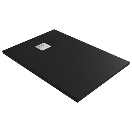 Cadita de dus Marmite, compozit, negru, dreptunghiulara, 1200 x 800 x 32 mm