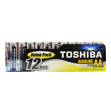 Baterii Toshiba High Power, alcaline, AA/R6, blister 12 bucati