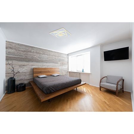 Plafoniera Globo Horni, metal, 1 x LED, 24W, alb, 40 x 40 cm