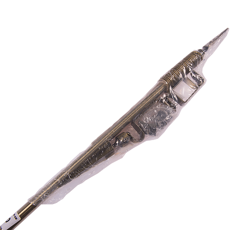 Galerie metalica cu capat sulita, diametru 16 mm, auriu antic, 300 cm