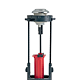 Mecanism universal WC One Wirquin, cu dubla actionare, 3/6 litri, buton negru, cu flotor lateral, racord 2 1/2", plastic