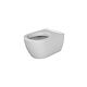 Vas WC suspendat Menuet-Turkuaz City, ceramica, evacuare laterala, alb