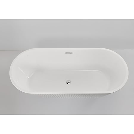 Cada baie freestanding Sanotechnik Tivoli, acril, alb, 170 x 75 x 58 cm
