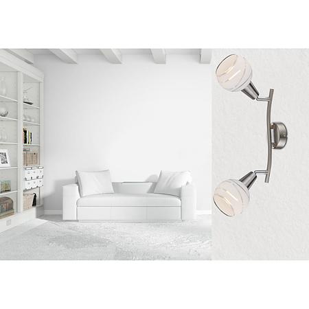 Plafoniera spot Elliott, 2 x E14, 4W, 230V, LED 400 lm