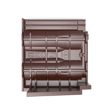 Laterala stanga, Glinex Trend Engobe, maro, 41.5 x 26 cm