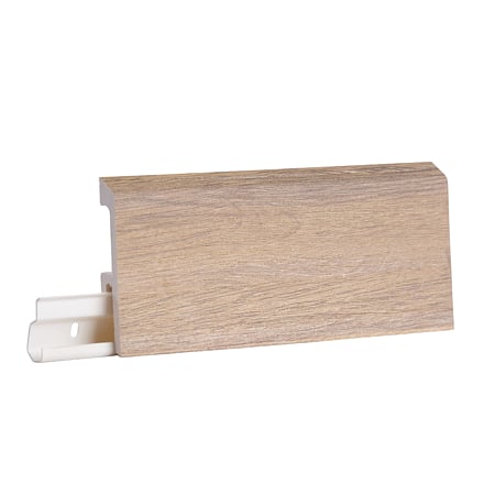 Plinta pardoseala Duflex stejar Victorian 902, polimer flexibil, rezistenta la apa, 2000 x 80 x 18 mm