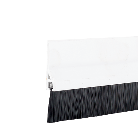 Prag izolator PVC cu perie Geko Staff, alb, 40 mm x 98 cm