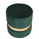 Taburet Ring, inel auriu, stofa verde H56, rotund, 38 x 38 x 40 cm Taburet Ring, inel auriu, stofa verde H56, rotund, 38 x 38 x 40 cm
