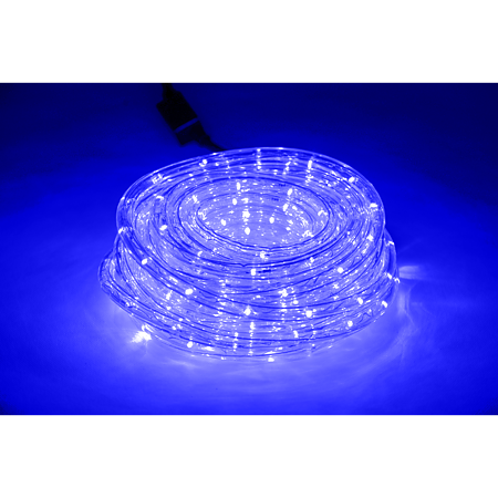 Tub luminos cu 24 LED-uri, albastru, 20 m, interior/exterior, alimentare inclusa Tub luminos cu 24 LED-uri, albastru, 20 m, interior/exterior, alimentare inclusa