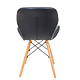 Scaun bucatarie / living Eliza, tapitat, piele ecologica, cadru de lemn, negru, max. 110 Kg., 73 x 47 cm Scaun bucatarie / living Eliza, tapitat, piele ecologica, cadru de lemn, negru, max. 110 Kg., 73 x 47 cm