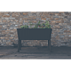 Jardiniera cu picioare Keter, plastic, maro, 120 l