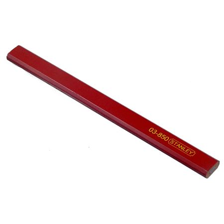  Creion tamplarie Stanley, rosu, mina HB, 300 mm 