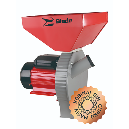 Moara electrica pentru cereale si stiuleti, Blade model B, 2.7 kW, 200 kg/ora