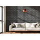 Caramida decorativa Modulo Chester Black, exterior/interior, montaj cu rost tip placa cu placa, nuante de negru deschis, 22 x 6,5 x 1,6 cm