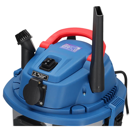 Aspirator industrial DEDRA DED6597, 1600W, 5in1, ghips/cenusa/uscat/umed/suflanta, scuturare filtru