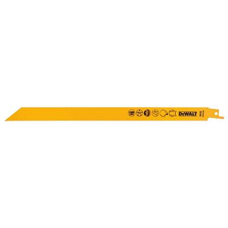 Set 5 lame fierastrau orizontal DeWALT DT2384, metal, tabla, tevi, profile, 3 mm