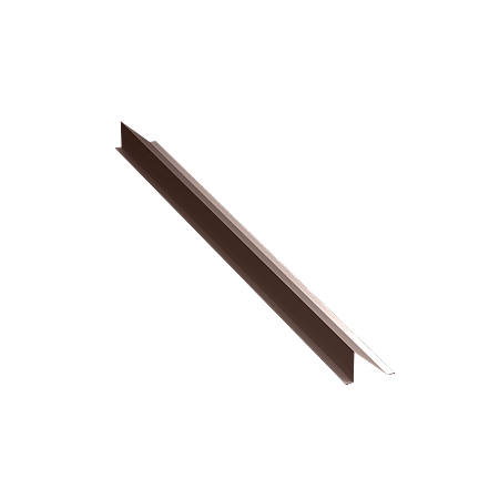 Opritor zapada liniar Caretta, tabla zincata, maro, RAL 8017 mat, 1 m