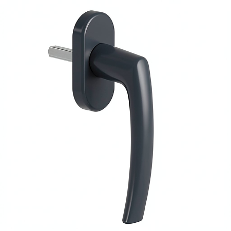 Maner pentru fereastra PVC, plastic, antracit