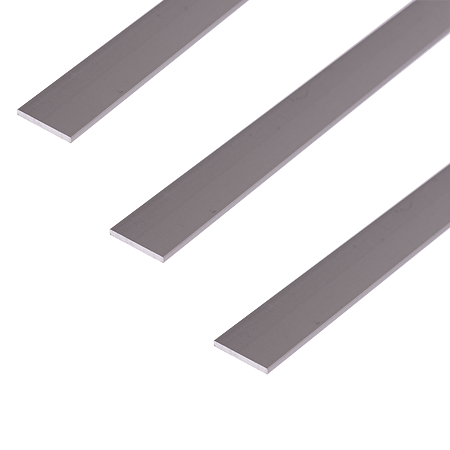 Bara plata, aluminiu, 20 x 2 mm, L 1 m