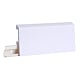 Plinta pardoseala Duflex Snow White 910, polimer flexibil, rezistenta la apa, finisaj mat, alb, 2000 x 80 x 18 mm