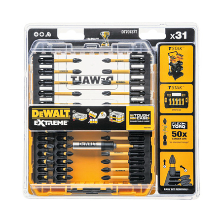Set capete insurubare DeWALT Flextorq DT70739T-QZ, 25 mm, 31