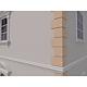 Coltar decorativ FPCL05, polistiren EPS100 + mortar, 350 x 35 x 250 mm