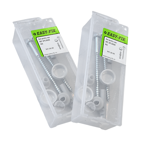 Set montaj vas WC DPL0690, alb