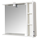 Oglinda de baie cu dulap Profi 75 Badenmob, montaj suspendat, PAL, alb, 75,2 x 14 x 71 cm
