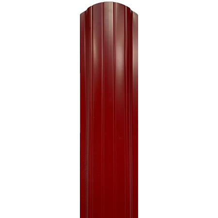 Sipca metalica gard, rosu, RAL 3011, 0.45 mm, 1500 x 101 mm