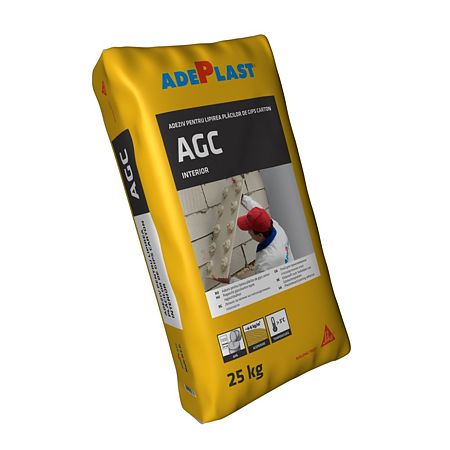 Adeziv placi gips carton Adeplast AGC, pe baza de Ipsos, 25 Kg