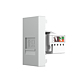 Modul priza retea RJ45 Livolo VL-FCCP-1WP, policarbonat, alb