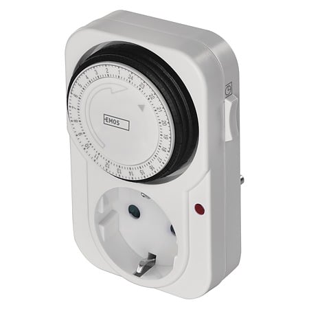 Priza programabila Schuko TS-MD31, 230 V AC, alb