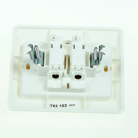 Intrerupator dublu Kaptika Legrand 782102, alb
