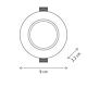 Spot incastrabil LED Beam W, KL171000, 4,9W, 4000K, negru