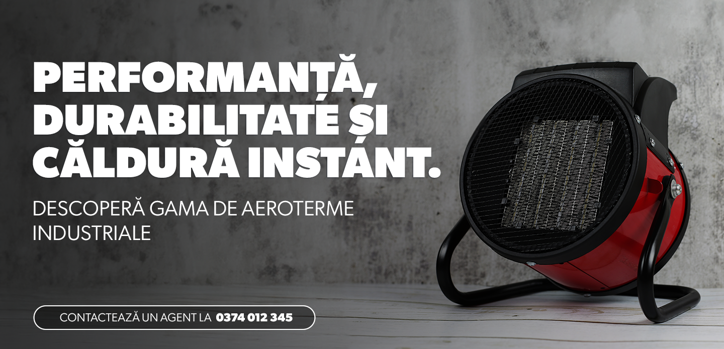 Comanda prin telefon aeroterme industriale