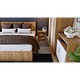Dormitor modern Aurora, PAL melaminat, pat 2 persoane, dulap dressing, 2 noptiere, comoda tip dulap, stejar/ alb Dormitor modern Aurora, PAL melaminat, pat 2 persoane, dulap dressing, 2 noptiere, comoda tip dulap, stejar/ alb
