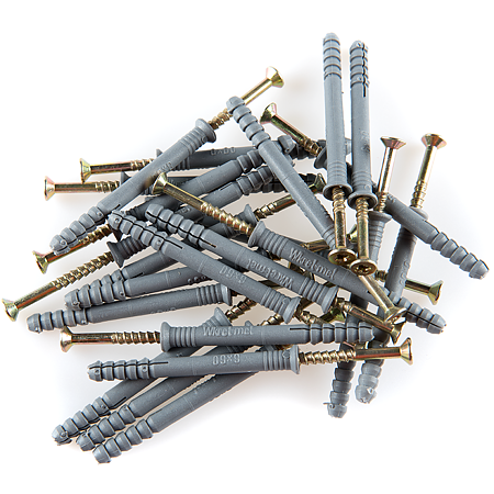 Diblu universal cu surub, 6 x 60 mm, 200 bucati/ cutie