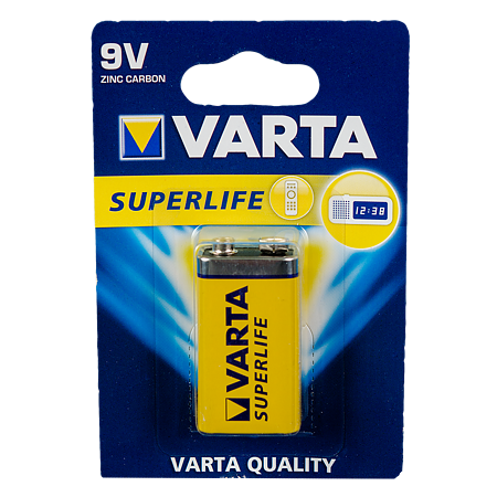 Baterie Varta Superlife, zinc, 9 V