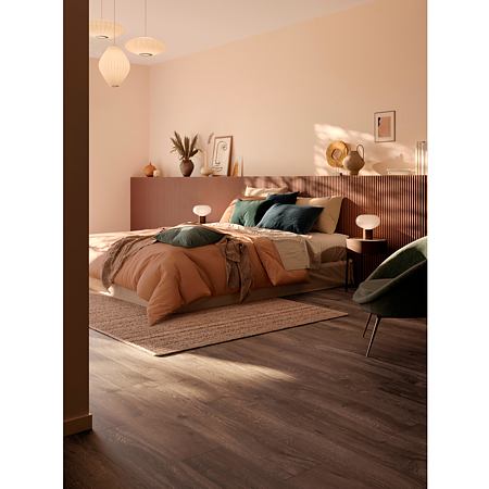 Parchet laminat 12 mm Ocean+ Gyant Warm Brown Berry Alloc, rezistent la apa, Hydro+, nuanta medie, clasa de trafic 33, PentaLoc, 1288 x 190 mm