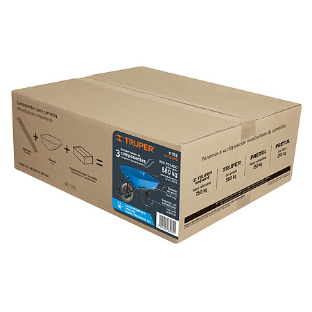 Roaba pneumatica Truper, cadru tubular, 80 l