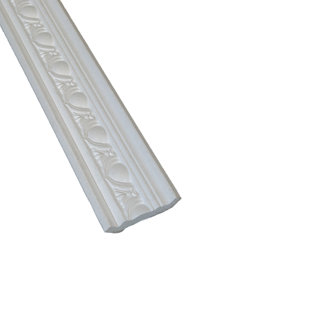 Bagheta decorativa DP152, alb, polistiren EPS, 2 m