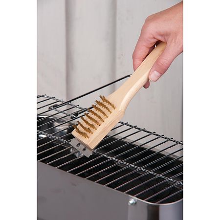 Perie curatare gratar 2 in 1 BBQ Collection, Bamboo, 230 x 65 x 30 mm 